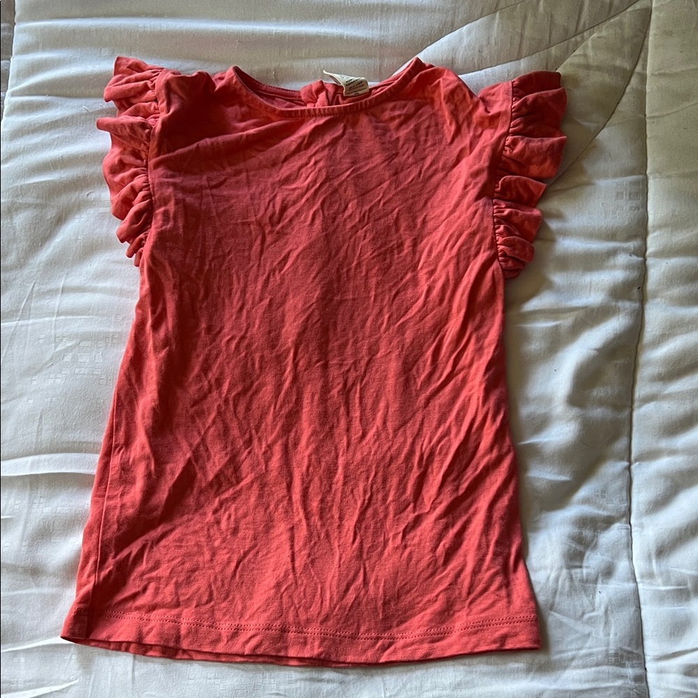 Kate Quinn 5y Bamboo Ruffle Sleeve Tank